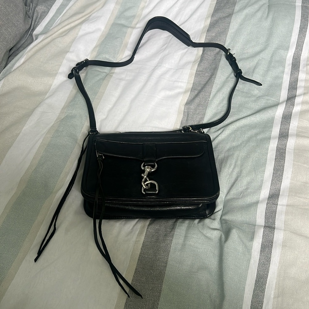 Rebecca Minkoff Black Leather Shoulder Bag
